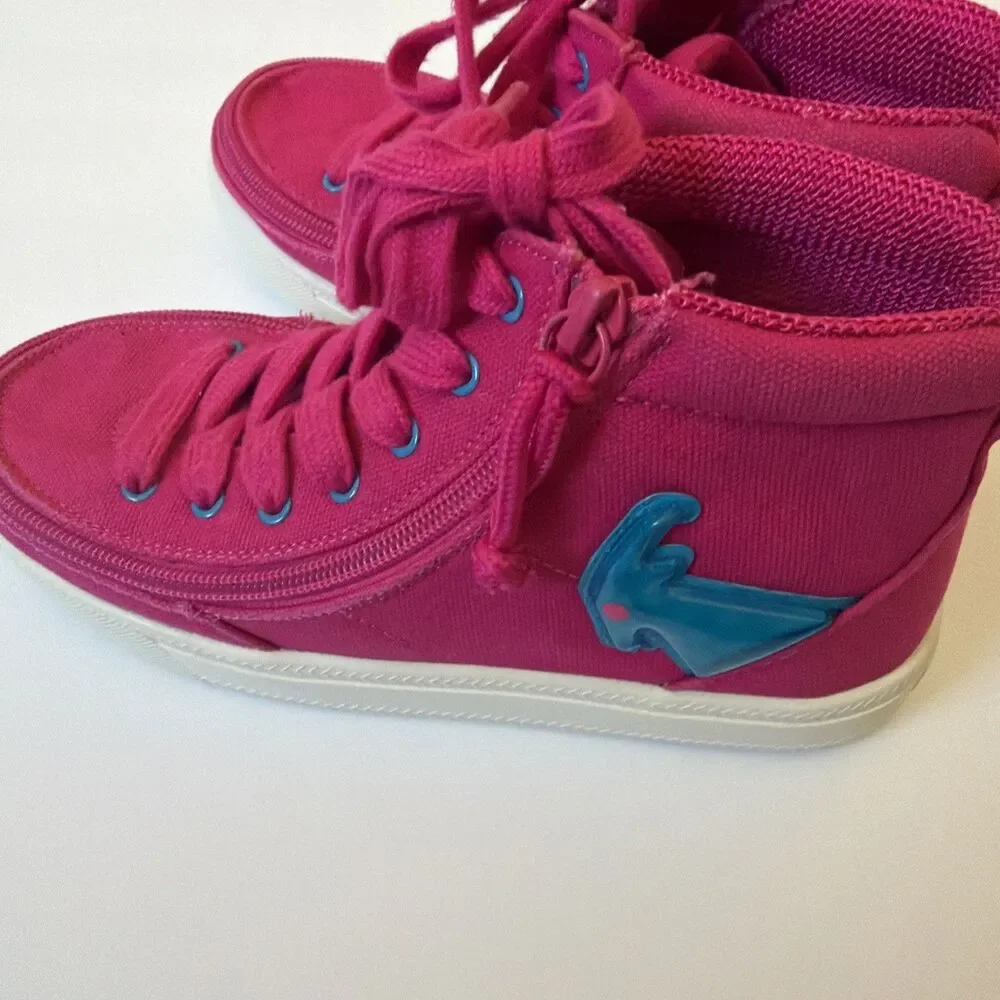 BILLY Footwear Billy High Top Pink Canvas Kids 2